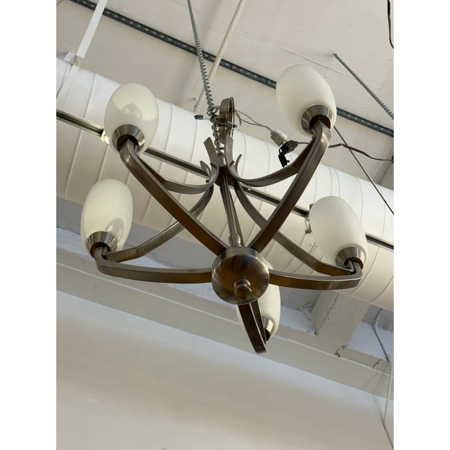 Progress Lighting Wisten Five Light Chandelier For Sale - Image 4 of 12