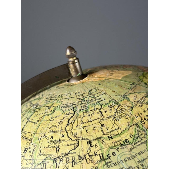 Brown Vintage Globe by Columbus Erdglobus For Sale - Image 8 of 16