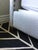 Serena & Lily Twin Blue Pinstriped Bed Frames For Sale - Image 4 of 13