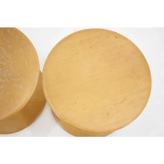 Set of Danish Beech Stools by Nanna Ditzel for Kolds Sawmill, 1960s For Sale - Image 6 of 8