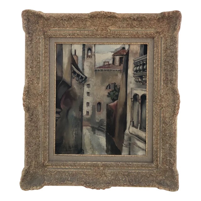 Josselin Bodley, Venise, 1928, Oil on Canvas, Framed For Sale