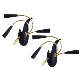 20th Century Italians Wall Lamps, 1950s, Set of 2 For Sale