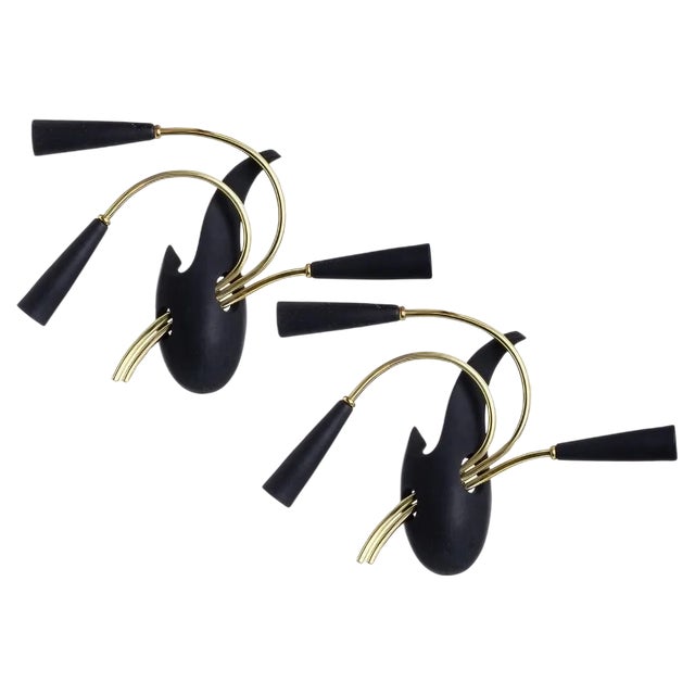 20th Century Italians Wall Lamps, 1950s, Set of 2 For Sale