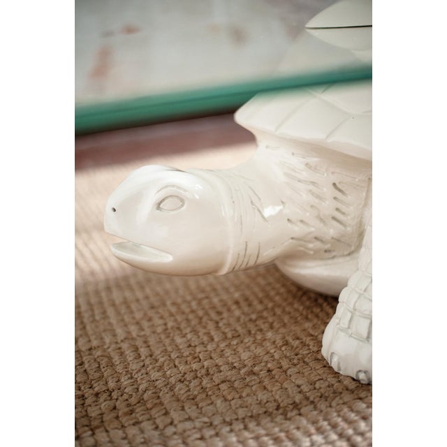 Wood Turtle-Shaped Storage Coffee Table, 1980s For Sale - Image 7 of 7