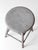 Antique Gray Painted Wood Stool For Sale - Image 11 of 13