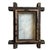 Early 20th Century Antique Brutalist Folk Art Carved Wood Tramp Adirondack Wall Mirror For Sale - Image 5 of 5