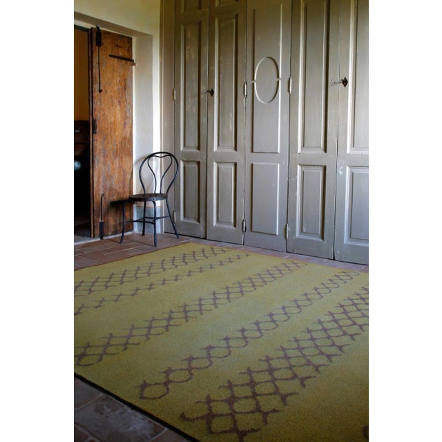 Contemporary Oma GET Flat-Weave Rug in Wool by Kristiina Lassus For Sale - Image 3 of 4