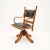 Victorian Swivel Desk Chair in Bentwood and Leather, 1890s For Sale - Image 4 of 12