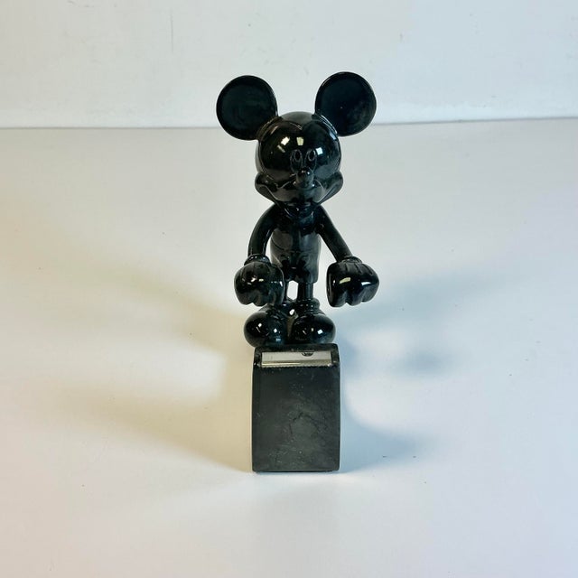 1980s Vintage Boho Chic Lucite Acrylic Disney Mickey Mouse Desk Set - 4 Pieces. For Sale - Image 9 of 10