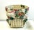 American French Painted Floral Decoupage Basket Planter For Sale - Image 3 of 13