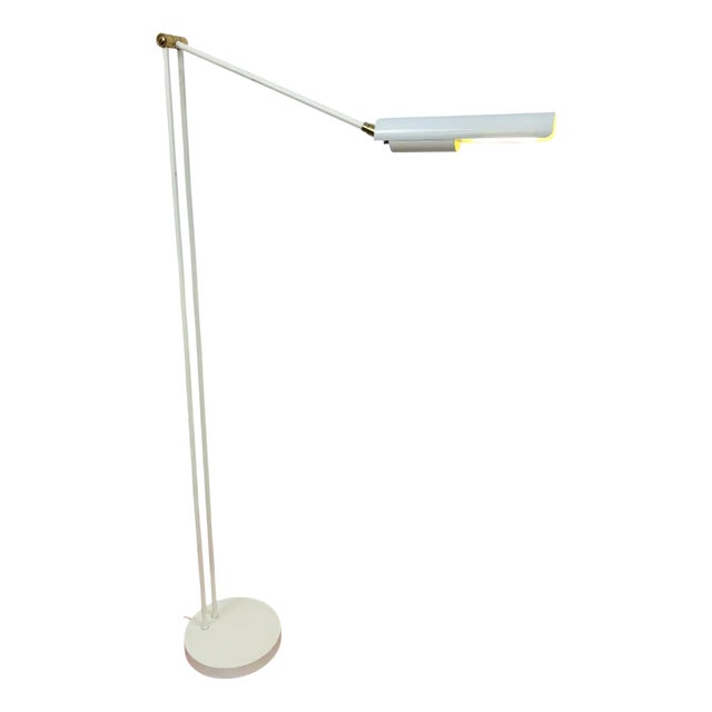 Vintage Floor Lamp in Metal, 1980s For Sale