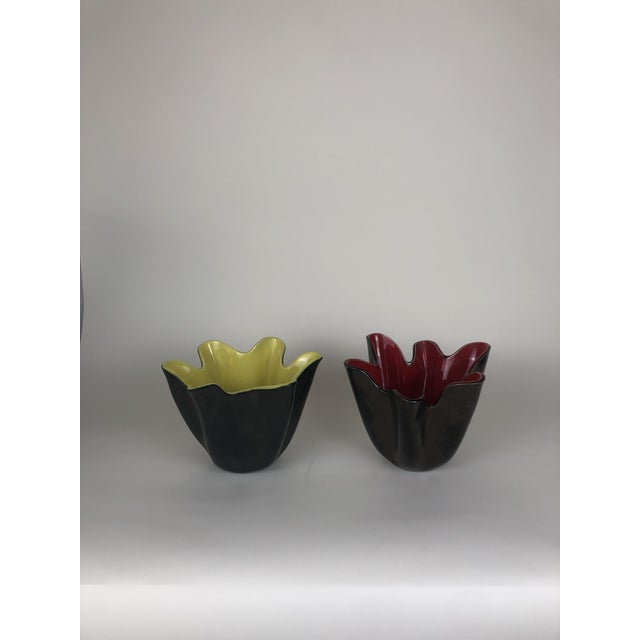 Vase set by Fernand Elchinger (1911-1975). Ferdinand Elchinger, son of the Elchinger Céramistes dynasty, which had been...