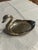 Vintage Hollywood Regency Swan With Detach Swan Ornament For Sale - Image 11 of 12