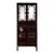 Late Qing Dynasty Tall Bamboo Open-Fretwork Display Cabinet For Sale