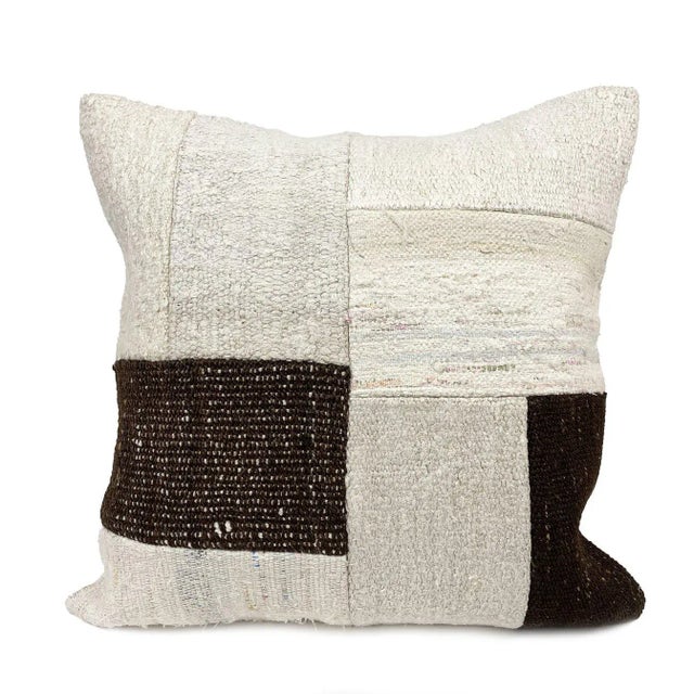 Amore Patchwork Hemp Pillow For Sale - Image 4 of 4