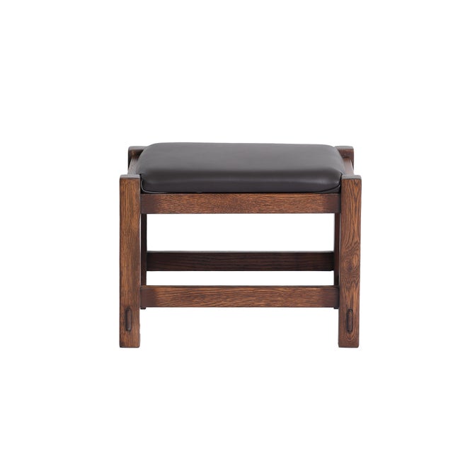 Mission Oak Foot Stool - Spindles For Sale In Chicago - Image 6 of 11