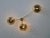 Fabio Ltd Trio Polished Brass Smoky Bubbles Glass Flush Mount by Fabio Ltd For Sale - Image 4 of 8