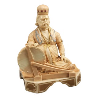 Porcelain Indian Craftsmen Shaban Figure from Royal Worcester, 1888 For Sale