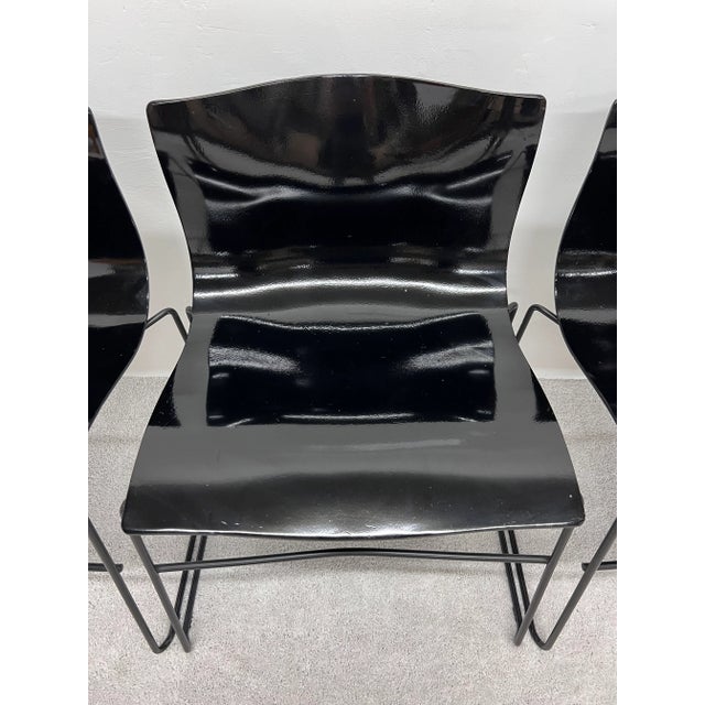 Metal Lella and Massimo Vignelli Handkerchief Chairs for Knoll - Set of Four For Sale - Image 7 of 13