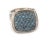 The John Hardy Classic Chain Blue Topaz Sterling Silver Ring in size 7 is a stunning piece of vintage and antique jewelry....