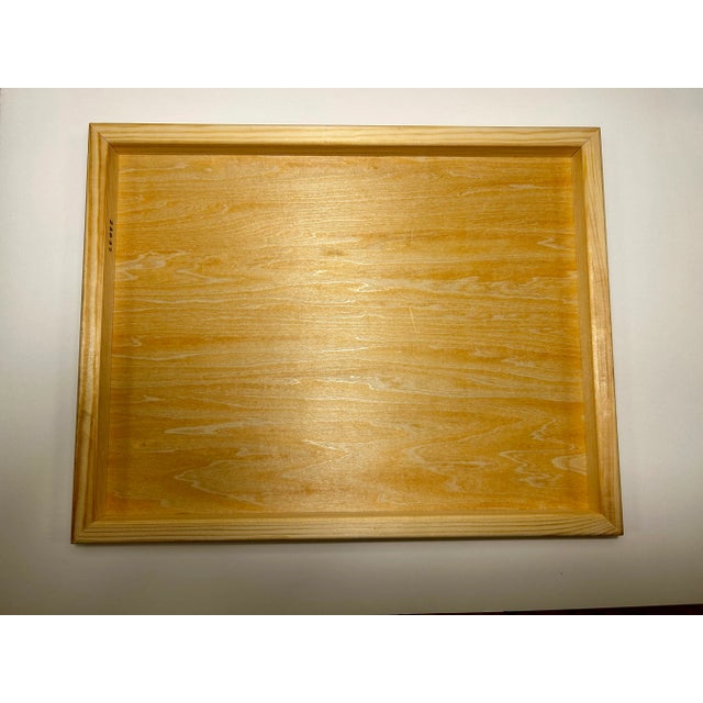 American Original Watercolor Painting on Birch Board Rural Farm Scene For Sale - Image 3 of 8