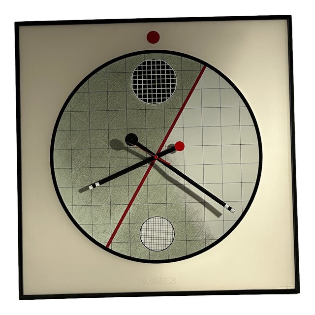Wall Clock by Kurt B. Delbanco for Acerbis, 1980s For Sale