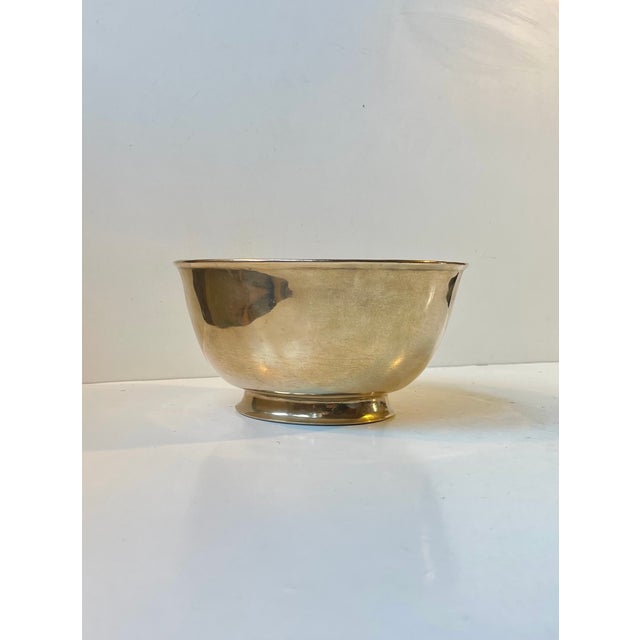 1960s Vintage Bronze Yoga Meditation Singing Bowl with Striker, 1960s, Set of 2 For Sale - Image 5 of 9