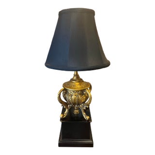 Vintage Neoclassical Hollywood Regency Style Petite Urn Table Lamp For Sale