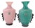 Postmodern Scavo Glass Amphora Vases by Gambaro and Poggi, Murano, 1980s, Set of 2 For Sale