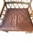 Vintage Palecek High Back Arm Chairs With Leather Seats, a Pair For Sale - Image 12 of 16
