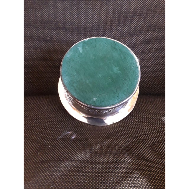 Antique Bottle Coaster in Openwork Silver-Plated Metal with Turned Maple Base from WMF, 1900s For Sale - Image 4 of 6