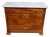Louis Philippe Commode in Walnut and White Marble, 1850s For Sale
