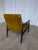 Mid-Century Modern Yellow Fabric Lounge Chair, 1970s For Sale - Image 4 of 18