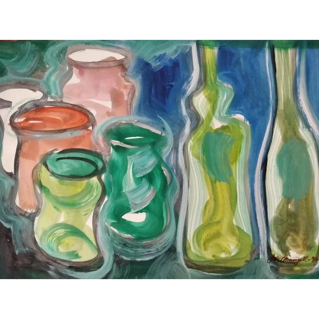 Jordi Maragall Mira, Composition, 1994, Watercolor on Paper For Sale - Image 4 of 4