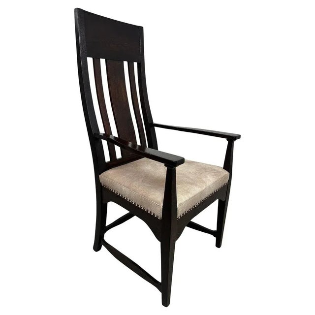 Art Deco Office Chair by Charles Rennie Mackintosh, 1920s For Sale - Image 13 of 13