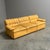 Animal Skin Yellow Leather Lounge Sofa from Laauser, 1970s For Sale - Image 7 of 16
