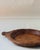 Antique Hand-Carved Wooden Dough Bowl With Handles For Sale - Image 4 of 7