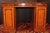 Circa 1860 English double pedestal collector's chest desk. Bird's eye maple & figured walnut with harewood. Possibly...