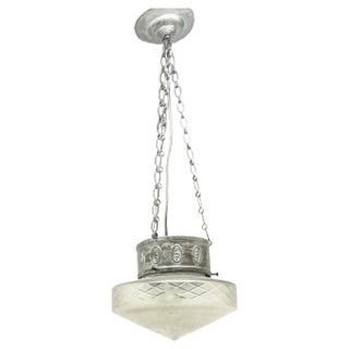 Art Nouveau Pendant Lamp, Poland, 1890s For Sale