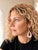 1970s Italian Modernist 18k Gold Diamond and Sculpted Natural Bone Drop Earrings, A Pair For Sale - Image 14 of 14