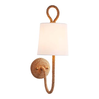 Regina Andrew Bimini Rattan Sconce Single For Sale