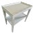 Late 20th Century Scalloped Rail Side Table For Sale