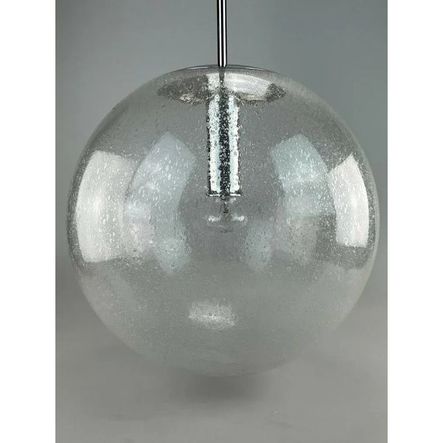 Metal Mid-Century Globe Ceiling Lamp from Peill & Putzler For Sale - Image 7 of 13