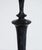 One solid bronze cast modern floor lamp in the manner of Giacometti or Jean Michel Frank. Lamp is cast in solid bronze...