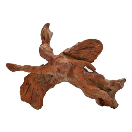 Sirio Pellegrini, Angel Terracotta Sculpture, 1960s, Terracotta For Sale