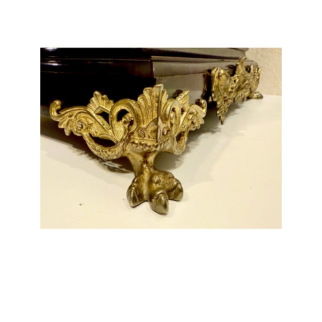 Black Antique Winterhalder & Hofmeier Bracket Clock** Rare Find Good Condition For Sale - Image 8 of 10