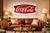 Red Vintage Coca-Cola Sign, 1950 For Sale - Image 8 of 8