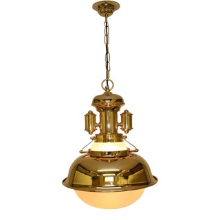 1990s Maritime Nostalgia Inspired Ship Pendant Lamp For Sale