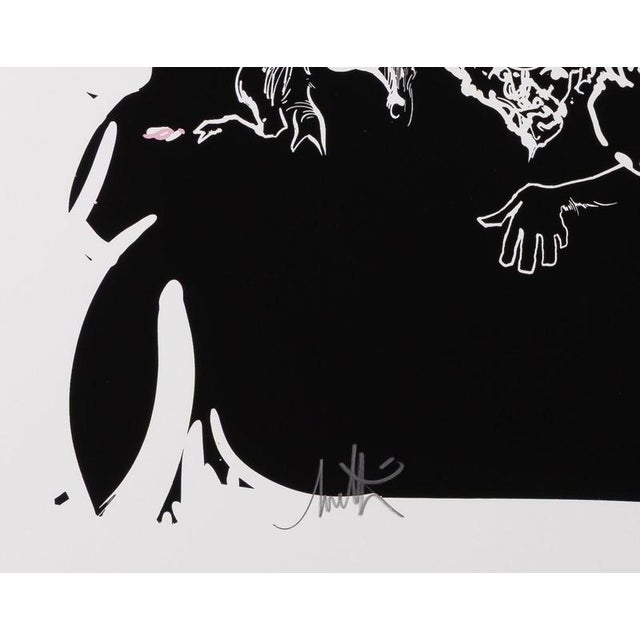 Raymond Moretti, Rimbaud's Illuminations in Black, Screen Print For Sale - Image 4 of 5