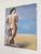 Nude Female Figure at the Beach, 20th Century, Oil on Canvas For Sale - Image 5 of 9